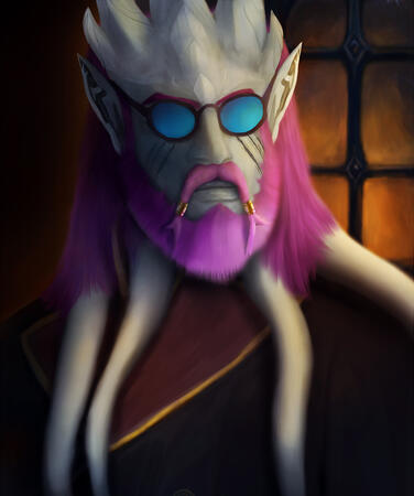 World of Warcraft Draenei portrait